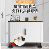 Cabinet Feet Coffee Table Leg Bed Feet TV Cabinet Furniture Bed Feet Metal Stainless Steel Heighteni