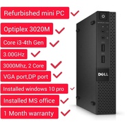 refurbished Dell optiplex 3020 Micro Intel core i3-4th gen