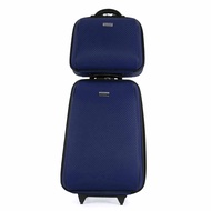 BAG BKK  Luggage WHEAL กระเป๋าเดินทางล้อลาก ระบบรหัสล๊อค เซ็ทคู่ ขนาด 18 นิ้ว/14 นิ้ว Luxury Classic Code F7841-18