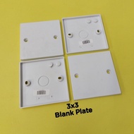 PVC 3x3 / 3X6  Blank Plate Cover