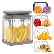 Vegetable Choppers 4-Blade Veggie Dicer Fruit Slicer Potato French Fry Cutter Wedge Cutter Onion Cho