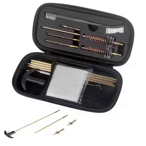 Copper Gun Barrel Brush Set Cleaning Gun Maintenance Tool Set AR15 AR10 M4 M16 AK47 Glock G17 G19 22