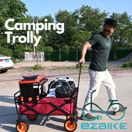 EZBIKE  Wagon Outdoor Trolley Camping Trolley 5inch Outdoor Trolley Camping Wagon Tool truck portabl