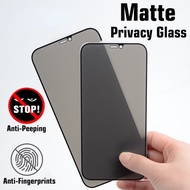 Matte Anti Glare Anti Spy Tempered Glass Xiaomi 12T 11T 13T 14 9T Lite Redmi Note 13 12s 11s 10s 9 8 7 Pro 13C 12C 10A 10C A1 A2 Poco F5 X5 M5s F4 F3 X3 M3 GT Screen Protector Film
