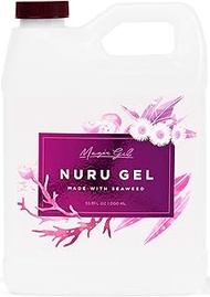 Magic Gel Nuru Massage Therapy Gel | Naturally Stain, Flavor and Fragrance Free | Ideal for Massage,