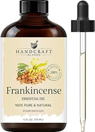 Handcraft Frankincense Essential Oil - 100% Pure and Natural - Premium Therapeutic Grade with Premium Glass Dropper - Huge 4 fl. oz
