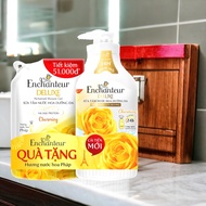 [XEM PHÂN LOẠI TẶNG TÚI 450G] Sữa tắm hương nước hoa dưỡng da Enchanteur 900g