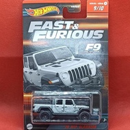 Hot Wheels 2020 Jeep Gladiator (US1446) F9 The Fast Saga Iron Base