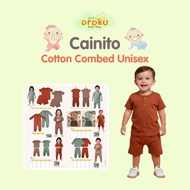 CAINITO COTTON COMBED UNISEX BABY AND CHILDREN'S SET/