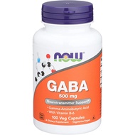 Now Foods GABA 500mg Vit B-6 100 Veg Cap