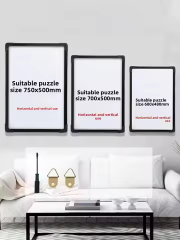 Large Size 70x50cm Picture Frame Puzzle 000 Pieces Wall Hanging Emp Frame Home Decoration Modern mat