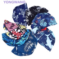 YONGWANG Swimwear Hats Fabric Unisex Long Hair Sports Swim Pool Calico Swim Cap Diving Hat Ear Prote