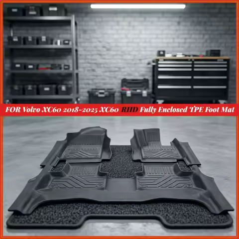 TPE Floor Mats For Volvo XC60 2018-2025 XC60 PHEV ICEV RHD Fully Enclosed accessories