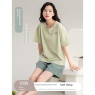 pyjamas women pyjamas Pure Cotton Shorts Simple Casual Women's Cloudy Pajamas