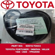 Alternator Drive Belt 90916-T2033 for TOYOTA Innova / Fortuner / Hilux 2016-2019 (1GD/2GD)