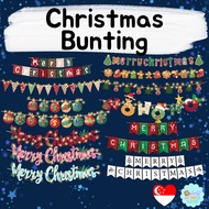 PartyMonkey Christmas Bunting Xmas Decoration Balloons Backdrop Tree Deco for Office and Party Celeb