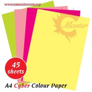 A4 80gsm Cyber Colour Paper (45s)