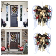 [ Christmas Wreath Holiday Funny Gift Xmas Decor Photo Props Front Door Wreath