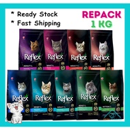 ♂Reflex Plus Cat Food (Repack) 1kg Makanan Kucing Adult Kitten✳