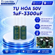 High frequency 50V 1uF-3300uF capacitor