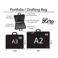 CAMPAP ARTO Portfolio Drawing Drafting Artist Zipper Art Bag Beg Lukisan - A3/A2 size zipper art bag