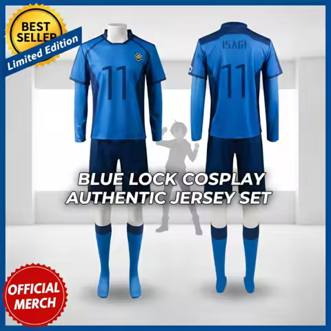 ☆YunCos Blue Lock Anime Cosplay Costume Isagi Bachira Rin Nagi Reo Hiori Yukimiya Niko Shorts T-shir