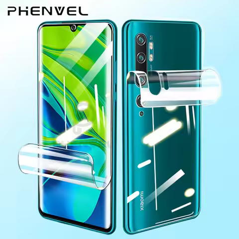 Hydrogel Film For Xiaomi Mi Note 10 Full Cover Screen Protector Xiomi Note 10 Lite Gel Protective Fi