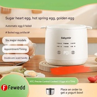 Rapid Egg Cooker - Mini Egg Cooker for Steamed Hard Boiled Soft Boiled Eggs and Onsen - Electric Egg