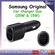 Samsung Car Charger Duo 25W+15W (USB Type-A / USB Type-C Port) | New Set