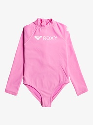 ROXY ชุดว่ายน้ำวันพีซแขนยาวให้ความอบอุ่นสำหรับเด็กผู้หญิงอายุ 2-7 ปี LONG SLEEVE ONESIE HEATER 231 ERLWR03265-MGJ0