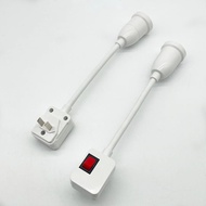 Export Thailand Stainless Steel Hose E27 Luokou Lamp Holder Steering Rod Mobile Lamp Holder Test Lam