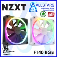 (ALLSTARS : We are Back / DIY PROMO) NZXT F140 RGB / 140mm RGB Fan (Black RGB : RF-R14SF-B1 or White RGB : RF-R14SF-W1) Chassis Fan, Casing Fan (Warranty 2years with TechDynamic)