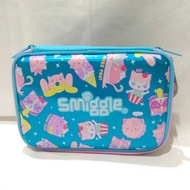 Smiggle Original Hardtop Pencil Art Case Pencil Box artcase double layer zipper