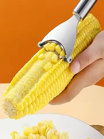 1PC Stainless Steel Corn Peeler, Corn Kernel Separator, Home Use Corn Shelling Tool