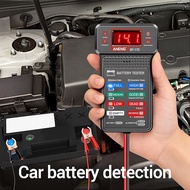 12V 24V Digital Car Battery Tester Analyzer Voltage CCA AH SOH SOC Meter Alligator Clips Backlit Dis
