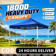 【Home Basic】6x6 8x8 10x10 3x3m folding canopy folding tent kanopi bazar khemah ( full set) payung ni