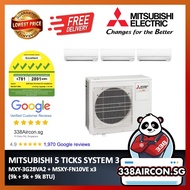 MITSUBISHI ELECTRIC SYSTEM 3 (MXY-3G28VA2 + MSXY-FN10VE x3) EXCLUDE INSTALLATION