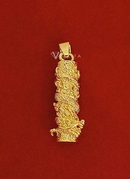 [VJ]Pendant "Dragon" 999.9 Bangkok Gold Plated Pendant DG <Loket Naga>