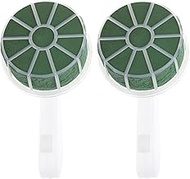 SEWACC 2pcs Wedding Bouquet Holder, Flower Foam Holder, Bridal Bouquet Handle, Green, 6. 88 X 3. 74 