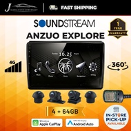 Soundstream Anzuo Genesis DSP Android Player 9” 10” 2GB+64GB 4GB+64GB Free AHD R.Cam 4G 360 View