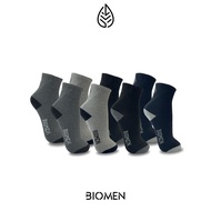Kit of up to 12 pairs of premium thick long/high cane socks, assorted colors, sizes 37–44, BIOMEN Ki