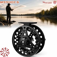 MSSUGYL Fly Reel, 2+1BB Bearings Aluminum Alloy Fly Fishing Reel, Durable 5/6 WT 85mm Diameter Fishi