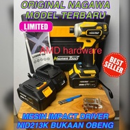 CORDLESS IMPACT DRIVER BRUSHLESS SCREWDRIVER WRENCH SET NID213K NAGAWA - POWERTOOLS7