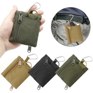 Mini portable keycard holder EDC bag outdoor EDC Molle wallet with buckle change wallet