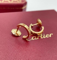 Cartier卡地亞 love 小號款耳環/耳釘 18K 黃金色