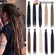 GLENES Hair Extension Soft 20 Inch Handmade Reggae Braiding Dreadlocks Braiding Hair