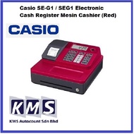 CASH REGISTER CASIO SE-G1 RED (THERMAL PAPER )