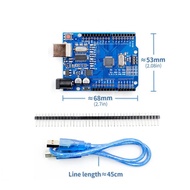 high quality One set UNO R3 CH340G+MEGA328P Chip 16Mhz For Arduino UNO R3 Development board + USB CA