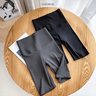 NARCISSUS13A0E Thin Five-cent Yoga Pants, High Waist Polyester Fibre Push Up Shorts,  Elastic Slim F