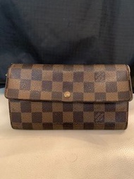 LV wallet LV經典格仔長銀包